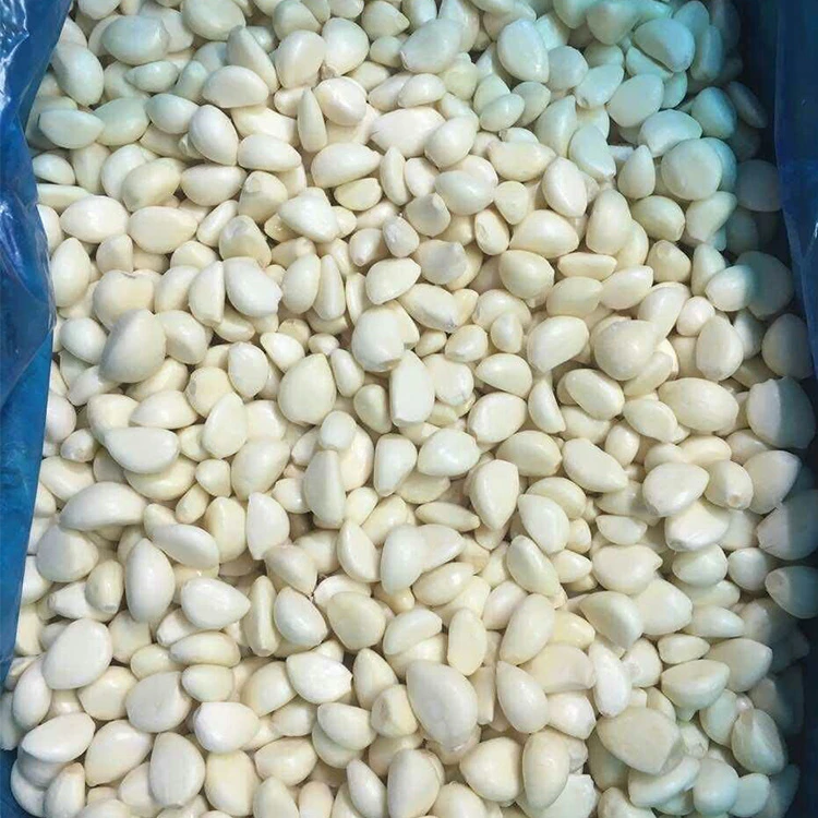 IQF Frozen Peeled Garlic Cloves IQF Frozen Peeled Garlic Cloves